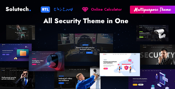 Solutech – Security & CCTV WordPress Theme