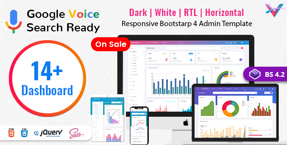 VoiceX – Bootstrap Admin Dashboard Template