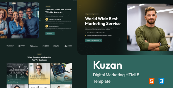 Kuzan – Digital Marketing Agency Template