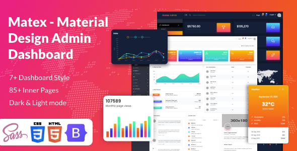 Matex admin – Material Design Admin Dashboard HTML5 Template