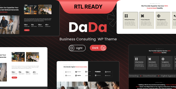 DaDa – Business Consulting Theme