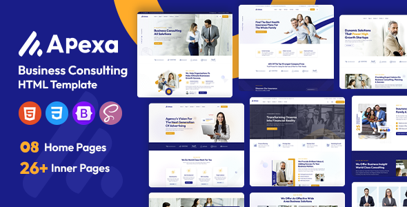 Apexa – Multipurpose Business Consulting HTML Template