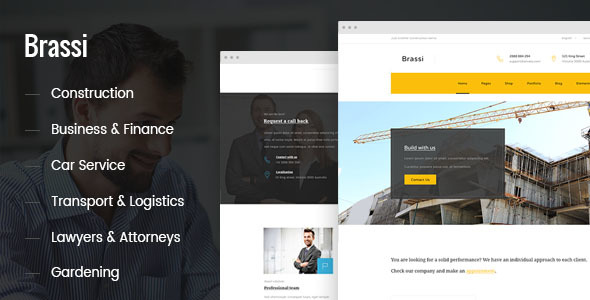 Brassi – Responsive Html Template For Your Business