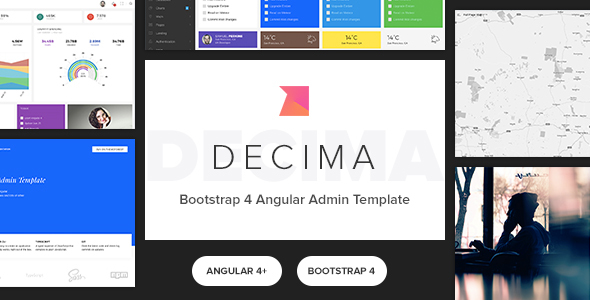 Decima – Bootstrap 4 Angular Admin Template