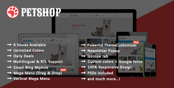 Pet Shop – Animal Care PrestaShop Theme