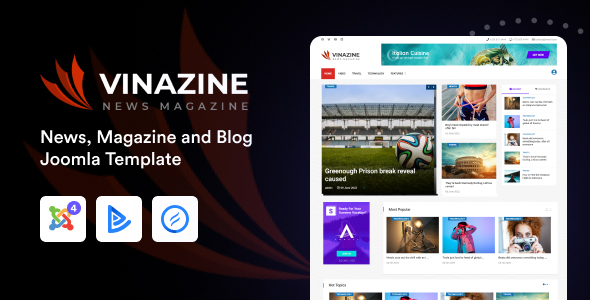 Vinazine – Joomla News Magazine Template