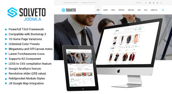 Solveto – Multipurpose Joomla Template