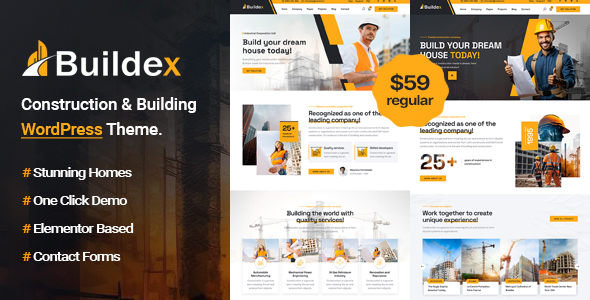 Buildex – Construction and Building WordPress Theme