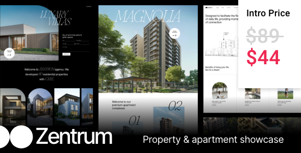 Zentrum – Property & Apartment Showcase WordPress Theme