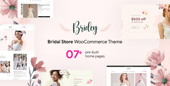 Bridey – Bridal Store WooCommerce WordPress Theme