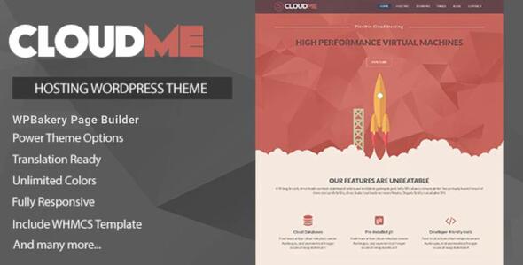 Cloudme Host – WordPress Hosting Theme