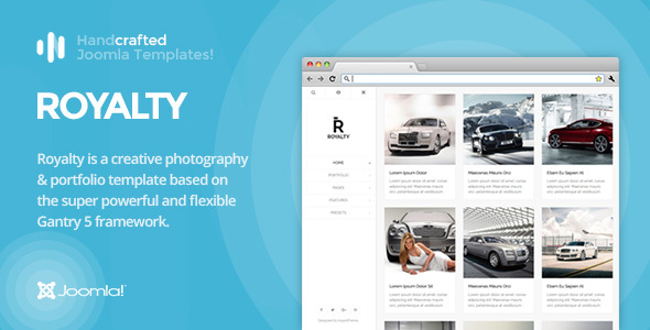 IT Royalty – Gantry 5, Photography & Portfolio Joomla Template