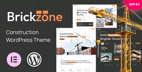 Brickzone – Construction WordPress Theme